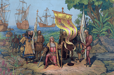 Image of Christopher Columbus during the age of exploration for a blog post covering significant historical events.