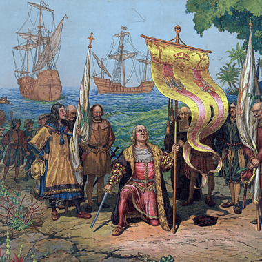 Image of Christopher Columbus during the age of exploration for a blog post covering significant historical events.