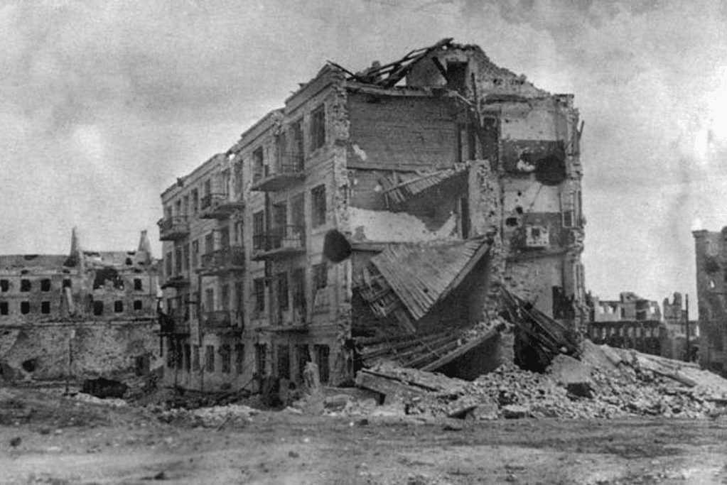 Image of Pavlov's House for a blog post covering the Battle of Stalingrad timeline.