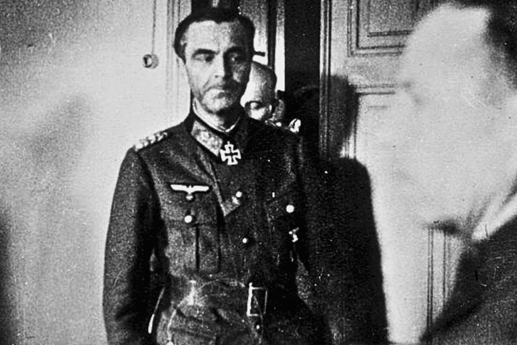 Field Marshall Paulus arrives at the formal surrender of German forces at Stalingrad for a blog post covering the Battle of Stalingrad timeline.