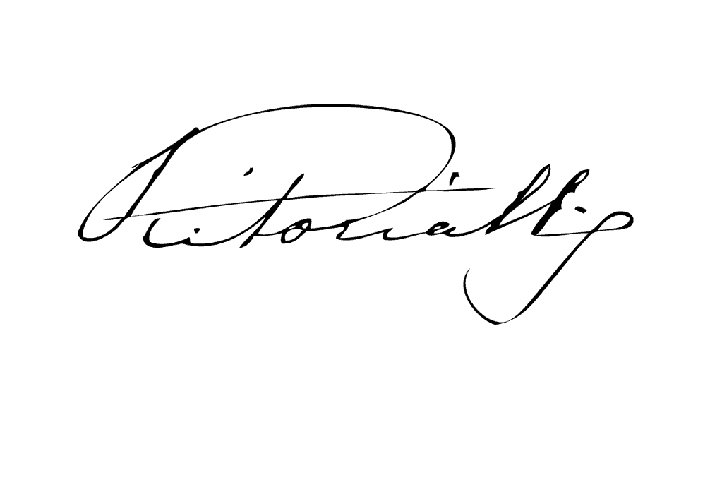 Image of Queen Victoria's signature.
