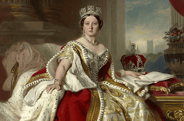 Image of Queen Victoria in her coronation robes for a blog post covering interesting facts about Queen Victoria.