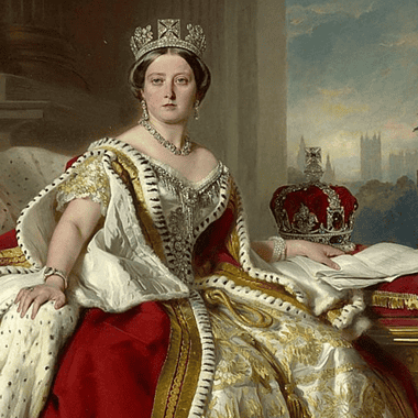 Image of Queen Victoria in her coronation robes for a blog post covering interesting facts about Queen Victoria.