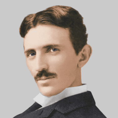 Image of a portrait of Nikola Tesla for a blog post covering Tesla's greatest inventions.