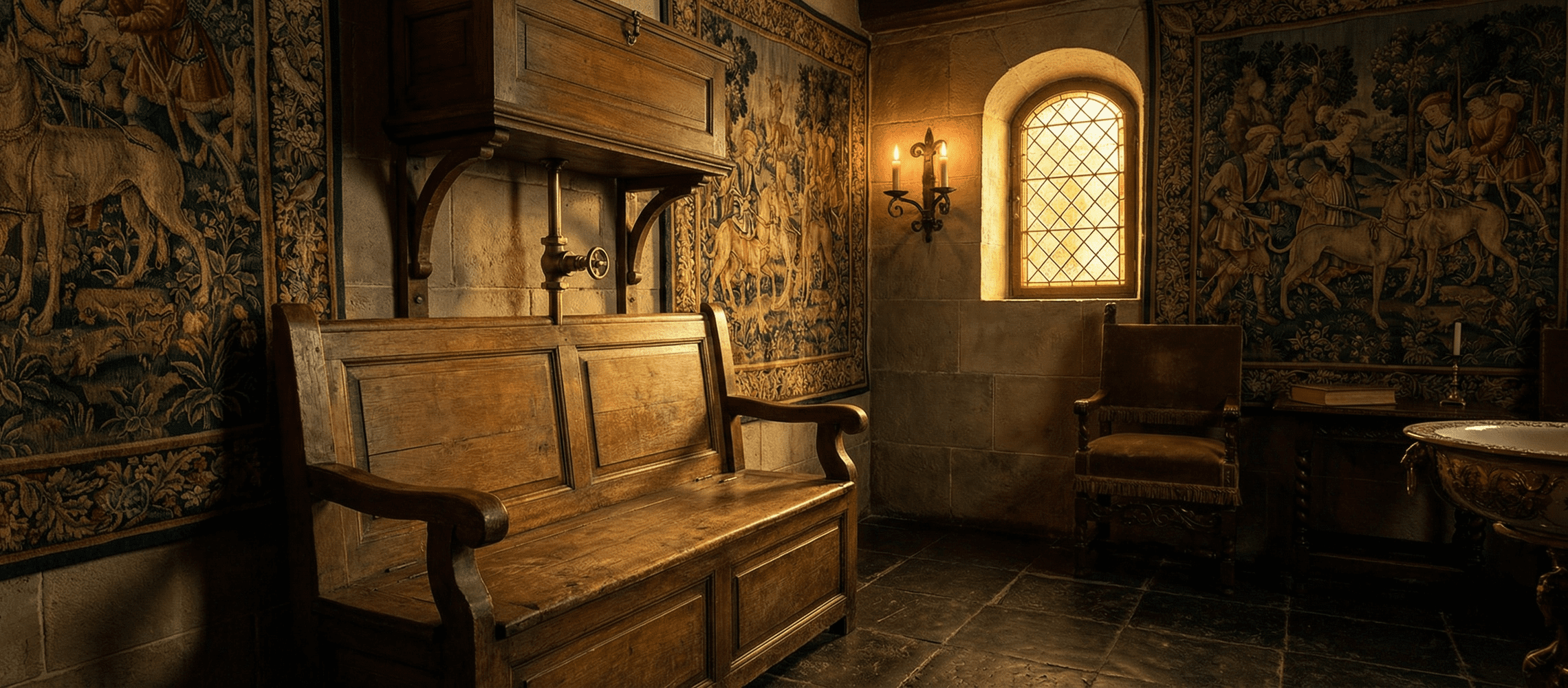 The flush toilet, invented by Sir John Harington in 1596, one of the most surprising Renaissance inventions