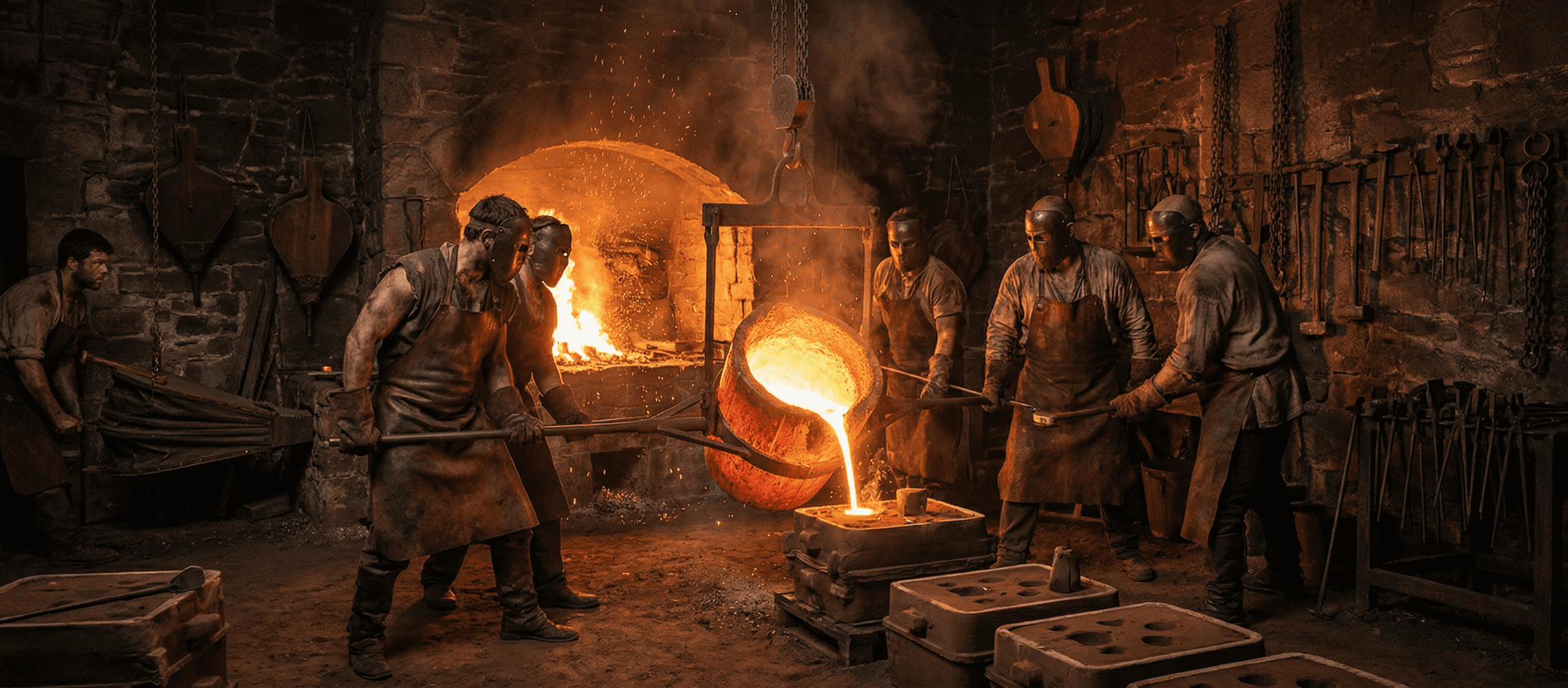 Renaissance metallurgical advances changed warfare, architecture, and trade